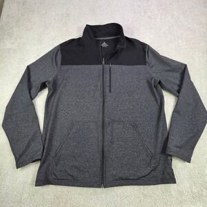 prAna Variable Full Zip Jacket Men's XL Gray Outdoor Casual Athletic